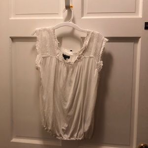 Casual white top